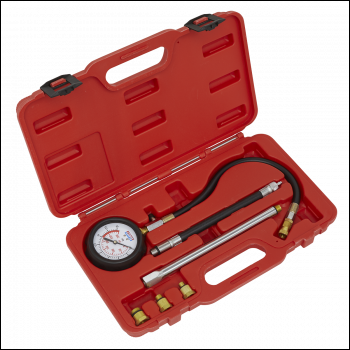 Sealey VSE300D Petrol Compression Tester Deluxe Kit 6pc