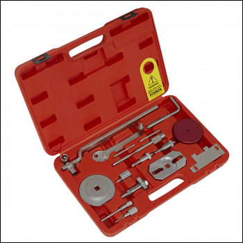 Sealey VSE5036 Diesel Engine Timing Tool Kit for Fiat, Ford, Iveco, PSA - 2.2D, 2.3D, 3.0D - Belt/Chain Drive