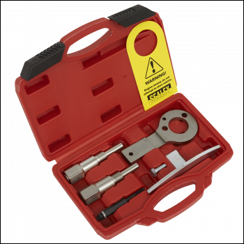 Sealey VSE5961 Diesel Engine Timing Tool Kit - for Alfa Romeo, Fiat, Lancia - 1.6D/1.9D/2.0D/2.4D - Belt Drive