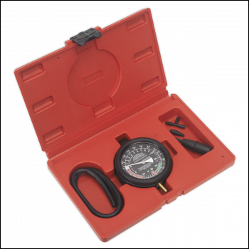 Sealey VSE952 Vacuum & Fuel Pump Pressure Test Gauge Set