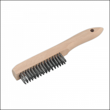 Sealey WB02 Engineer’s Wire Brush with Steel Fill 260mm
