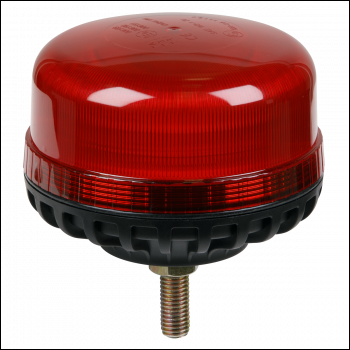 Sealey WB951LEDR Warning Beacon with 12mm Bolt Fixing 36W SMD LED 12/24V - Red
