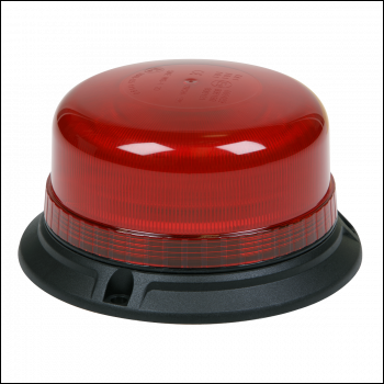Sealey WB952LEDR Warning Beacon with Bolt Fixing 3 x 6.5mm 36W SMD LED 12/24V - Red