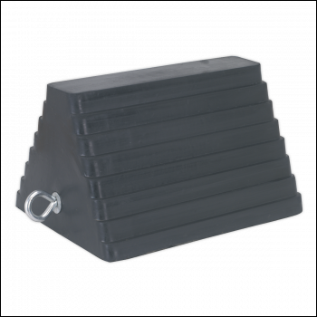 Sealey WC03 Rubber Wheel Chock 3.8kg - Single