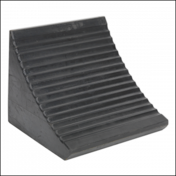 Sealey WC12 Heavy-Duty Rubber Wheel Chock - Single