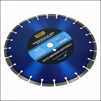 Sealey WDA350 Worksafe® Premium Blue WDA Diamond Blade 350 x 25mm