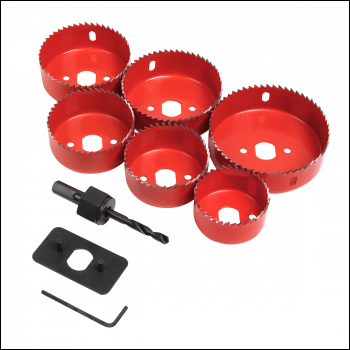 Sealey WDLK Worksafe® Downlight Hole Saw Kit 9pc