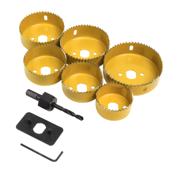 Sealey WDLK Worksafe® Downlight Hole Saw Kit 9pc