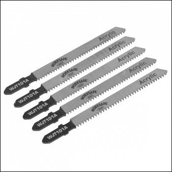 Sealey WJT101A Jigsaw Blade Metal 75mm 12tpi - Pack of 5