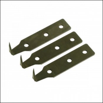 Sealey WK02002 Windscreen Removal Tool Blade 25mm - Pack of 3