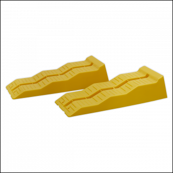 Sealey WL301 Levelling Ramps - 3-Stage 2.5 Tonne Capacity per Ramp 5 Tonne Capacity per Pair