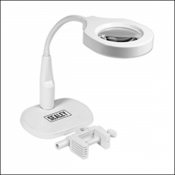Sealey WL53/8D Dimmable Dual Mounting Magnifying Worklight 45 SMD LED 230V