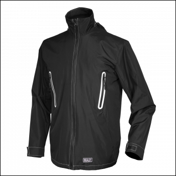 Sealey WPHJ01 5V Heated Rain Jacket - Small
