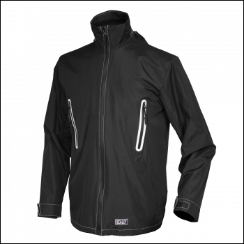 Sealey WPHJ03 5V Heated Rain Jacket - 48 inch  Chest, Large