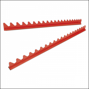 Sealey WR02 Premier Magnetic Sharks Teeth Spanner Rack 2pc