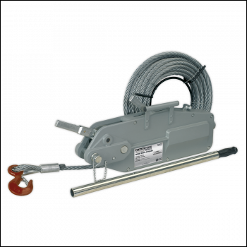 Sealey WRP3200 Wire Rope Puller 3200kg Max Line Force