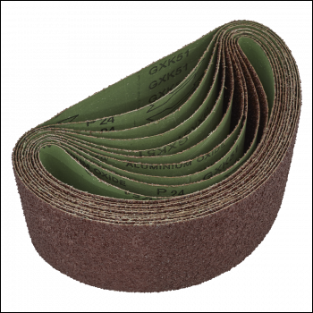 Sealey WSB61245 Worksafe® 100 x 610mm Sanding Belt 24Grit - Pack of 5