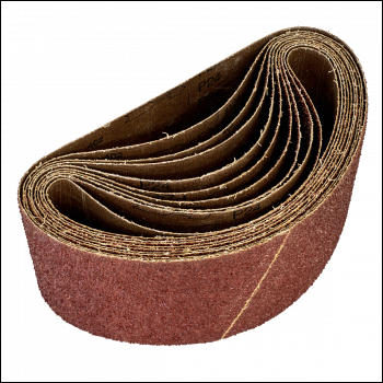 Sealey WSB62245 Worksafe® 100 x 620mm Sanding Belt 24Grit - Pack of 5