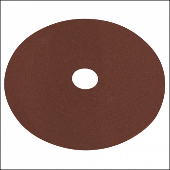 Sealey WSD4120 Worksafe® 100mm Fibre Backed Sanding Disc 120Grit - Pack of 25