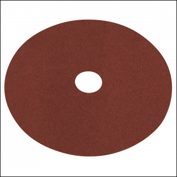 Sealey WSD4560 Worksafe® 115mm Fibre Backed Sanding Disc 60Grit - Pack of 25