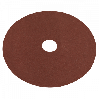 Sealey WSD4580 Worksafe® 115mm Fibre Backed Sanding Disc 80Grit - Pack of 25