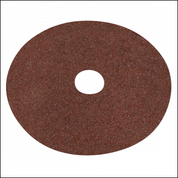 Sealey WSD524 Worksafe® 125mm Fibre Backed Sanding Disc 24Grit - Pack of 25