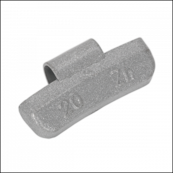 Sealey WWAH20 Hammer-On Wheel Weight for Alloy Wheels 20g - Pack of 100