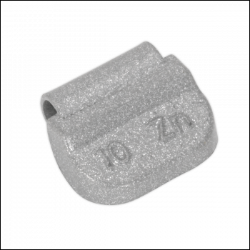Sealey WWSH10 Hammer-On Wheel Weight for Steel Wheels 10g - Pack of 100