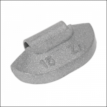 Sealey WWSH15 Hammer-On Wheel Weight for Steel Wheels 15g - Pack of 100