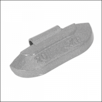 Sealey WWSH20 Hammer-On Wheel Weight for Steel Wheels 20g - Pack of 100