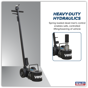 Sealey YAJ15-30 Viking Air Operated Telescopic Jack 15-30 Tonne