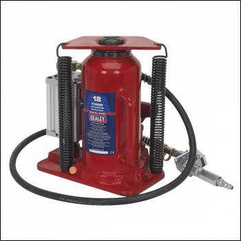 Sealey YAJ18S Air Operated Hydraulic Bottle Jack 18 Tonne