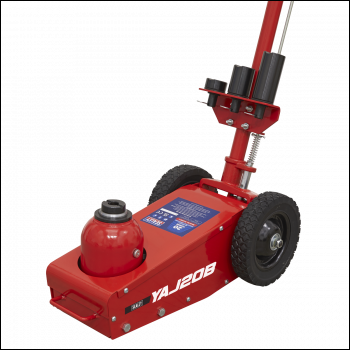 Sealey YAJ20B Air Operated Single Stage Trolley Jack 20 Tonne