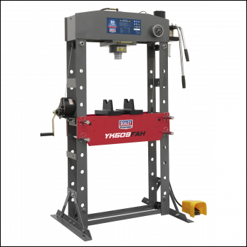 Sealey YK509FAH Premier Air/Hydraulic Floor Type Press with Foot Pedal 50 Tonne