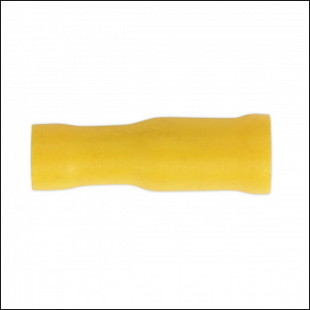Sealey YT22 Female Socket Terminal 5mm, Yellow - Pack of 100