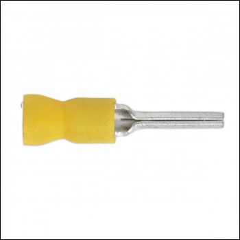 Sealey YT23 Easy-Entry Pin Terminal 14 x 2.9mm, Yellow - Pack of 100
