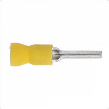 Sealey YT23 Easy-Entry Pin Terminal 14 x Ø2.9mm Yellow Pack of 100