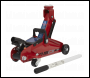 Sealey 1015CX Short Chassis Trolley Jack 1.5 Tonne