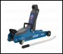 Sealey 1020LEBBAGCOMBO Low Entry Short Chassis Trolley Jack & Accessories Bag Combo, 2 Tonne - Blue