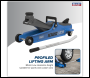 Sealey 1020LEB Low Profile Short Chassis Trolley Jack 2 Tonne - Blue