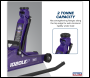 Sealey 1020LEP Low Profile Short Chassis Trolley Jack 2 Tonne - Purple