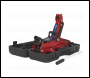 Sealey 1050CXD Short Chassis Trolley Jack with Storage Case 2 Tonne