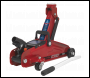 Sealey 1050CXD Short Chassis Trolley Jack with Storage Case 2 Tonne