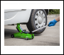 Sealey 1050CXDHV Short Chassis Trolley Jack with Storage Case 2 Tonne - Green