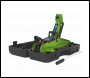 Sealey 1050CXDHV Short Chassis Trolley Jack with Storage Case 2 Tonne - Green