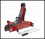 Sealey 1100CXD Short Chassis Trolley Jack with Storage Case 2 Tonne