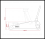 Sealey 1153SUV Long Reach High Lift SUV Trolley Jack 3 Tonne