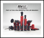 Sealey CP1203KIT Impact Driver Kit 1/4 inch  Hex Drive 12V SV12 Series - 2 Batteries