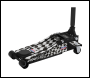 Sealey 2000CB Low Profile Custom Design Trolley Jack with Rocket Lift 2 Tonne - Black