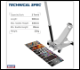 Sealey 2000CW Low Profile Custom Design Trolley Jack with Rocket Lift 2 Tonne - White